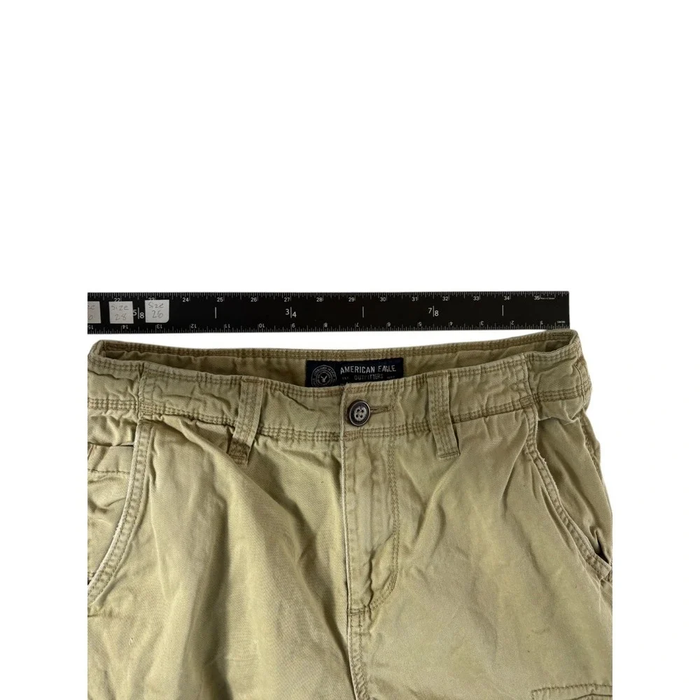 American Eagle Outfitters Cargo Shorts‎ 30 Beige Authentic Classic Fit Casual